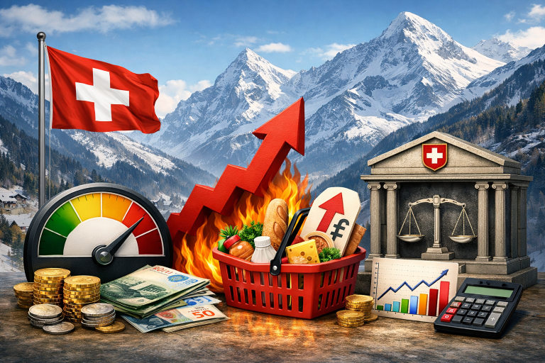 Swiss inflation stirs after months of calm, reducing pressure for negative rates