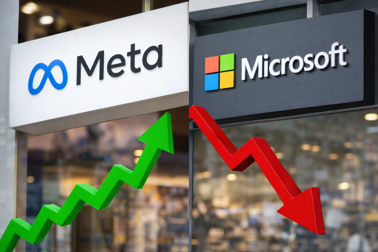 Meta and Microsoft earnings highlight shifting investor mood on AI